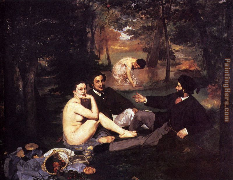 Edouard Manet Dejeuner Sur L'Herbe